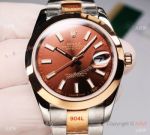 Swiss Quality Rolex Datejust II Citizen 8215 watch 41mm 2-Tone Rose Gold Brown Dial